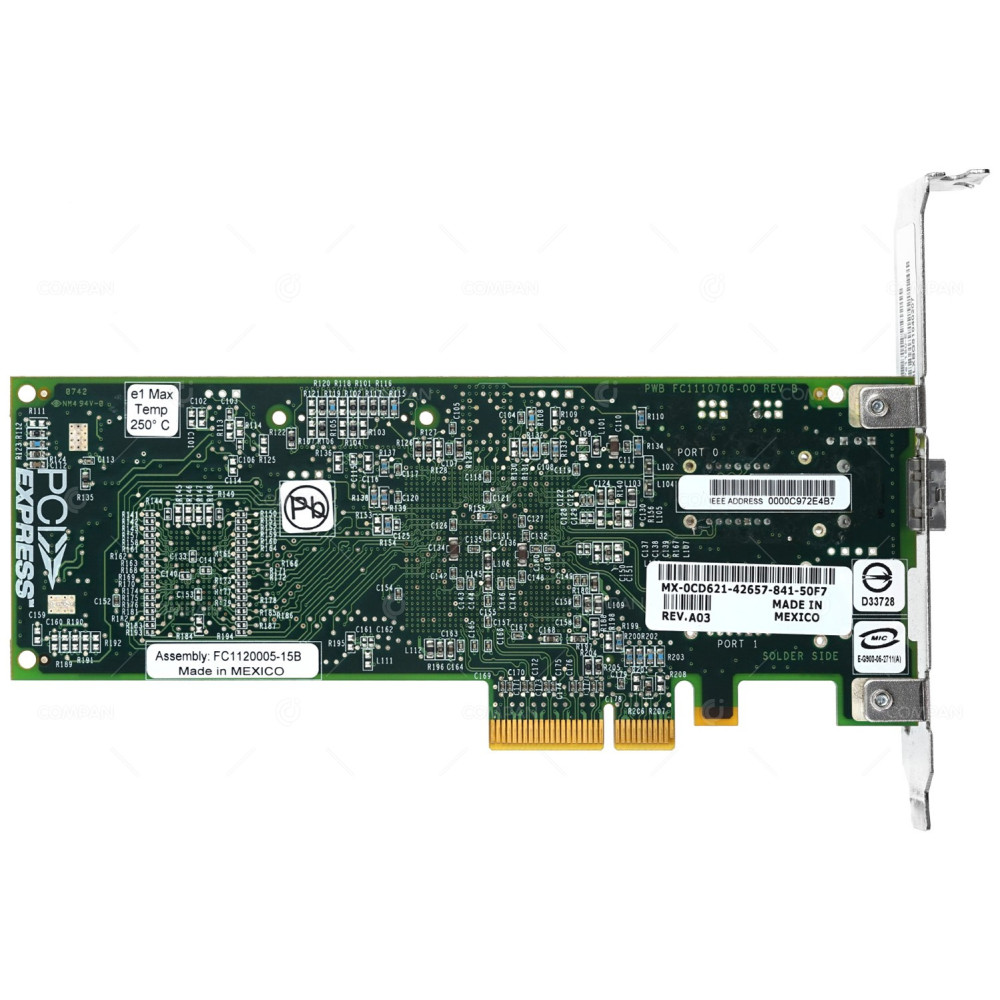 CD621 DELL EMULEX 4GB LPE1150-E PCI-E SINGLE PORT FIBRE ADAPTER